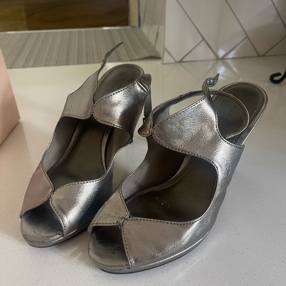 Silver Fioni Heels